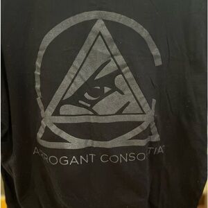 Arrogant Consortia t shirt size large in GUC